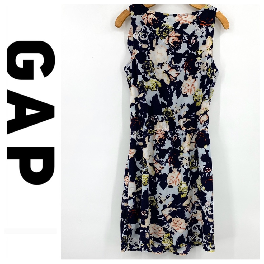 💕SALE💕 Gap Floral Ruffle Cowl Neck Dress - Picture 2 of 7